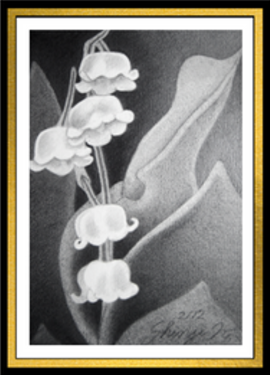 完全ガイド：初心者から学べるスズランの鉛筆画・デッサン描画法  