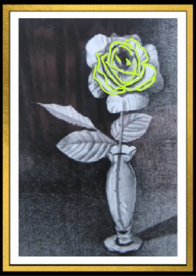 鉛筆画・デッサンで初心者が簡単にバラ（薔薇）を描く方法！ | 簡単な